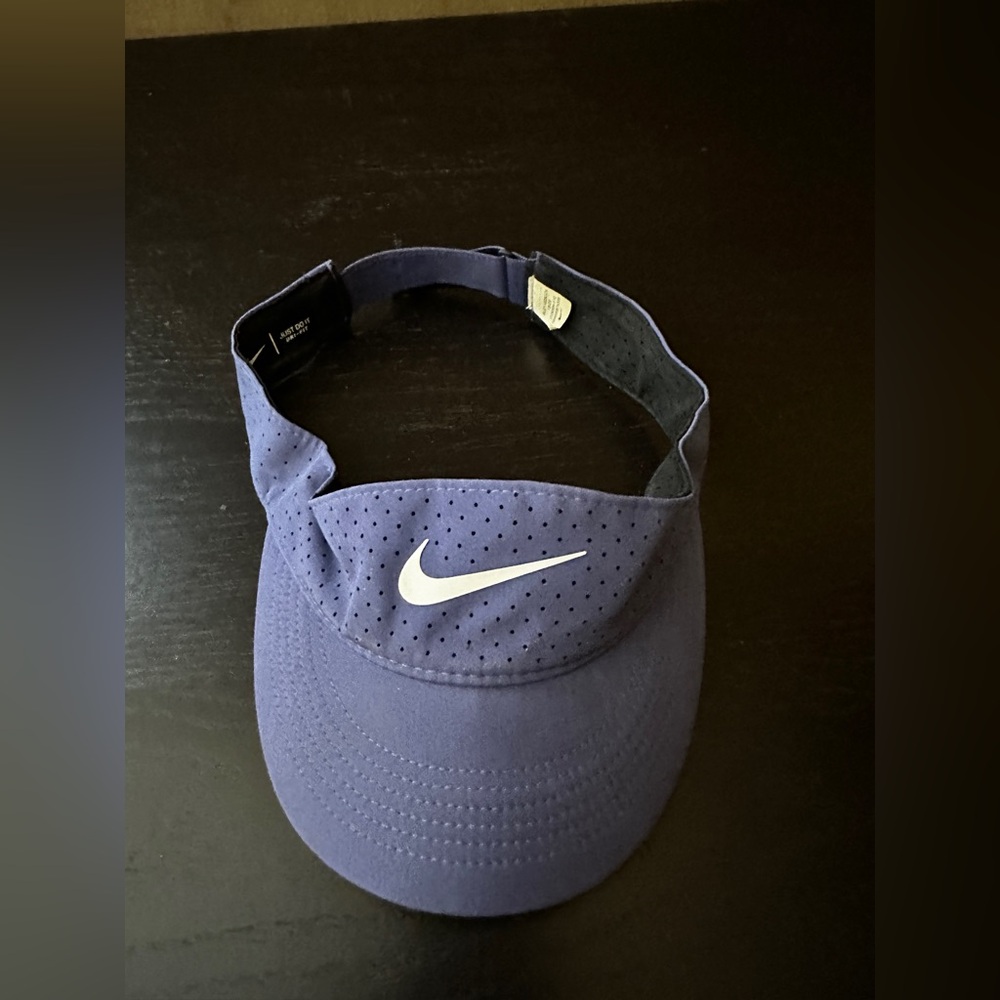 Nike Dri-Fit blue visor lightweight